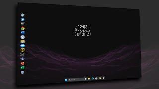 How to make Your Desktop Look Awesome || Without Rainmeter