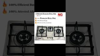 Stainless steel hobs|Best kitchen hobs in Pakistan|Gas stove #shorts