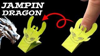 Origami Jumping Dragon | How To Make A Paper Dragon That Jumps Far