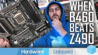 Intel Z490 vs. B460 VRM Temp Testing feat. Core i9-10900K