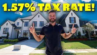 Massive DALLAS TEXAS Affordable New Homes on Huge Lots with the Lowest PROPERTY TAXES in Dallas!