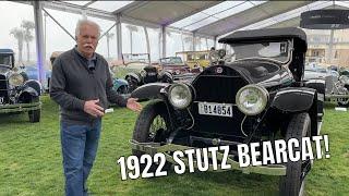 Wayne Carini checks out a stunning restored Stutz Bearcat