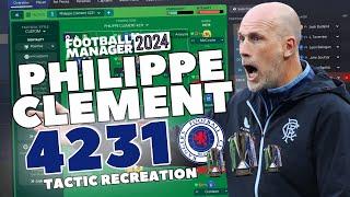 Philippe Clement Treble Winning 4231 FM24 Rangers Tactic - Football Manager 2024