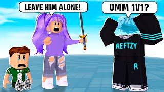 I Made a KID MAD, and His MOM Joined.. (Roblox Blade Ball)