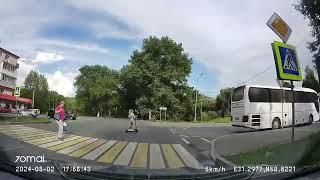 Driving in Novgorod region: Великий Новгород - Окуловка 02/08/2024 (timelapse 4x)