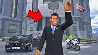 GTA 5: Escorting Prime Minister Rishi Sunak to 10 Downing Street!