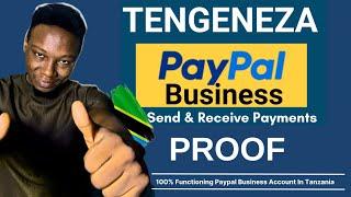 Paypal proof video | live proof of paypal business account in Tanzania | Working 100%