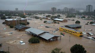 Now South Africa is underwater! Flash floods turn roads into rivers in KwaZulu-Natal