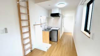 Ep 56 — Micro Apartment in Tokyo with Loft Space 🪜 - 14.05sqm / 151.23sqft