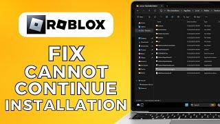 How To Fix Cannot Continue Installation Because Another Roblox Studio Installer Is Running (2024)