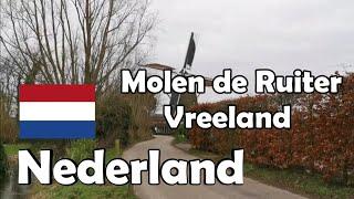 NEDERLAND Binnenkijken in Molen de Ruiter in Vreeland.