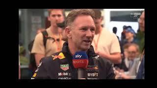 Christian Horner Reacts to Q2 exit for Max & Perez - Sao Paulo Grand Prix 2024 #f1