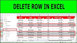 How to Delete Row in Excel | How to Delete Multiple Rows in Excel