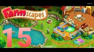 FARMSCAPES Playrix Gameplay Story - Opening NEW AREA - Backyard | Day 1 Part 1