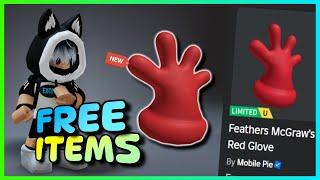 New FREE LIMITED UGC items , How to get FREE UGC LIMITED ITEM Feathers McGraw's Red Glove on ROBLOX