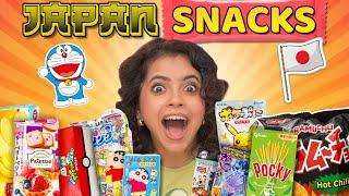 *TRYING* JAPANESE SNACKS First Time| Doraemon,Shinchan,Pokemon Snacks| Wonder Munna Unplugged