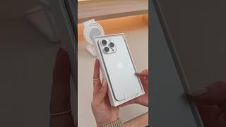 my new daily phone  iphone 15 pro max in white titanium aesthetic unboxing  #iphone15promax