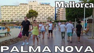 Mallorca PALMA NOVA Town Centre and Beach Promenade Walk Tour MAJORCA Balearic Islands