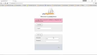 Error || PhpMyAdmin ||  Login  AllowNoPassword  Error - Solved-