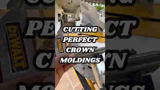 This Tool Makes Cutting Crown Moldings So Quick & Easy #mitresawcrownstops #tools #kitchen #diy