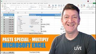 Harnessing Microsoft Excel’s Paste Special - Multiply Feature: Practical Use Cases