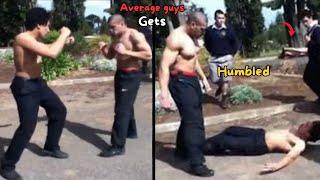 8 Dumb Regular Guys Challenging Pro Fighters!What Happens is INSANE