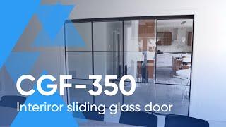Gorgeous Kitchen Remodel. Crystalia Sliding Glass Wall CGF-400