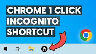 1 Click Google Chrome Incognito Mode #googlechrome #google #incognitomode