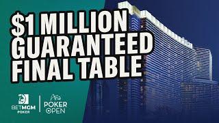 $1,000,000 GTD BetMGM Championship Final Table Live from PokerGO Studio