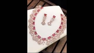 Diamond ruby necklace design, #fashion #viral #shorts #reels