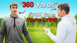 Internet HATER Claims to Hit 360 Yard Drives | So We Made Him PROVE IT
