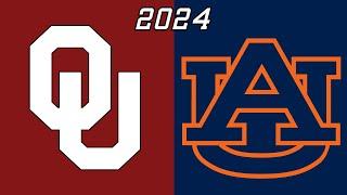 2024 Oklahoma Sooners vs Auburn Tigers Full Game Replay | NCAA College Football | 720p