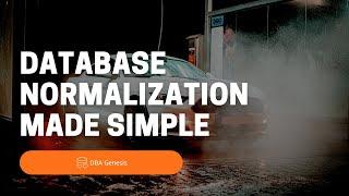 Database Normalization | Car Wash