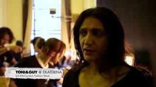 TONI&GUY @ Ekaterina Kukhareva SS14 - London Fashion Week