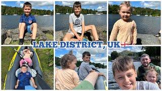 Beautiful Family Day In The Kayak!. Lake District, UK󠁧󠁢󠁥󠁮󠁧󠁿.