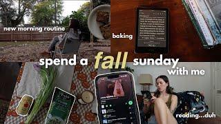 Spend a *fall* sunday with me  chatty vlog, resetting for the week, reading dark romance