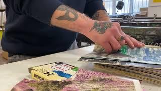 Paul Wardski Printing at Print Club London