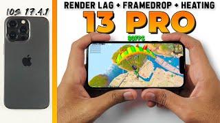 iPhone 13 Pro RenderLag TestBgmi review 2024 | performance | Battery | heating test 