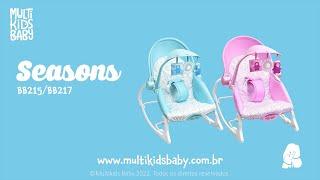 Cadeira de Descanso e Balanço Seasons | Multikids Baby