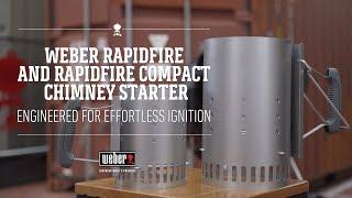 Weber Rapidfire and Rapidfire Compact Chimney Starters - Effortless Ignition of Charcoal Briquettes