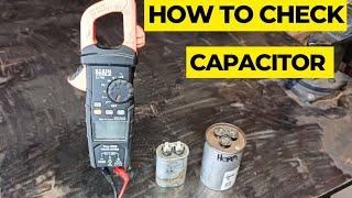 How to check a capacitor