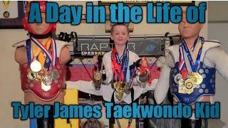 A Day in the Life of Tyler James Taekwondo Kid