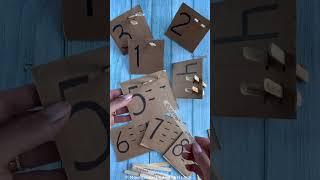 DIY Montessori Cards & Counters #diycrafts  #montessoriactivity  #montessori