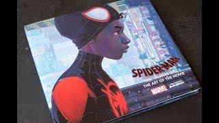 (book flip) Spider-Man: Into the Spider-Verse artbook