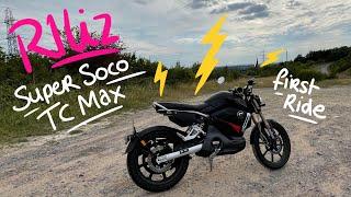 R1Liz - Super Soco TC Max - First Ride!