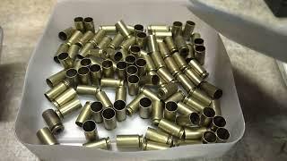 Reloading 100 Rounds Of 40 Smith And Wesson On A Single Stage Press From Start To Finish