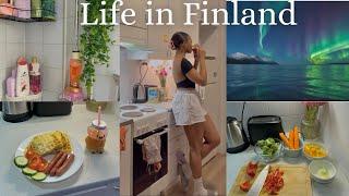 Days in my life in Finland | Living alone diaries | Grocery shopping, cooking | Life of an introvert