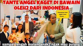 ANGELI KAGET DI BAWAIN OLEH2 DARI INDONESIA !SAMPAI TENGAH MALAM ANAK2 NGAK MAU PULANG