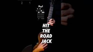 Hit the road Jack #guitarchords