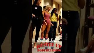 IFBB Pro Tanji Johnson, IFBB Pro Carrie Gallic, IFBB Pro Natasha Peay Wellness posing